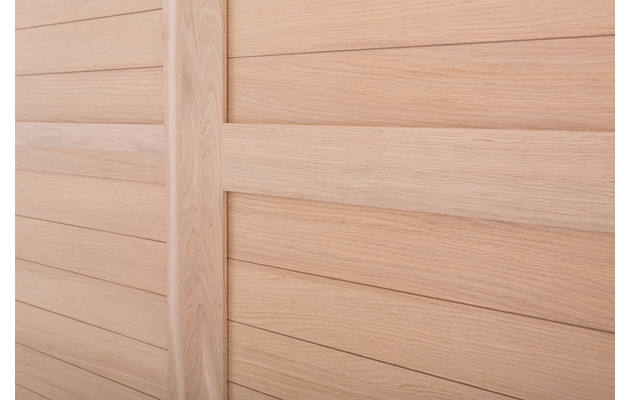 Goossens excellent kledingkast duo stripe onbewerkt eiken - 8131679-05