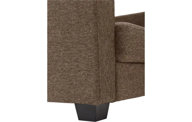 Goossens fauteuil n joy divana bruin stof - 8140449-467-03