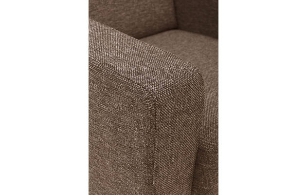 Goossens fauteuil n joy divana bruin stof - 8140449-467-04