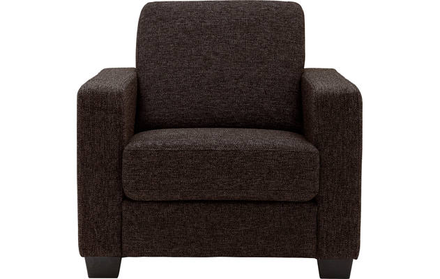 Goossens fauteuil n joy divana bruin stof - 8140449-470-02