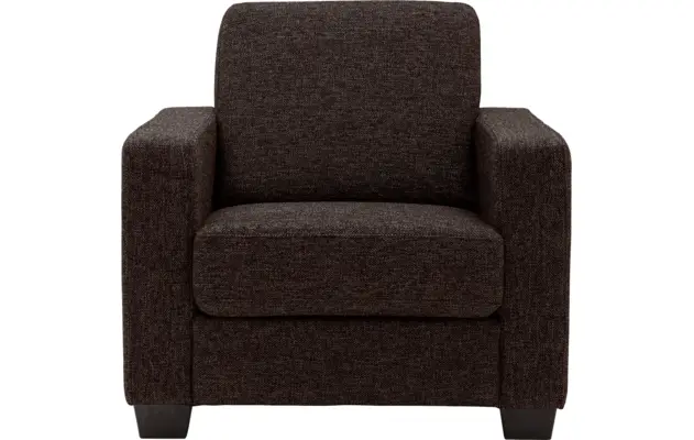 Goossens fauteuil n joy divana bruin stof - 8140449-470-02