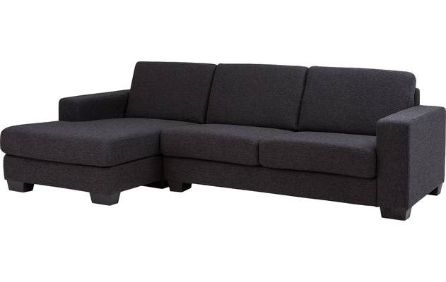 Goossens hoekbank n joy divana grijs stof - 8140454-01-gespiegeld
