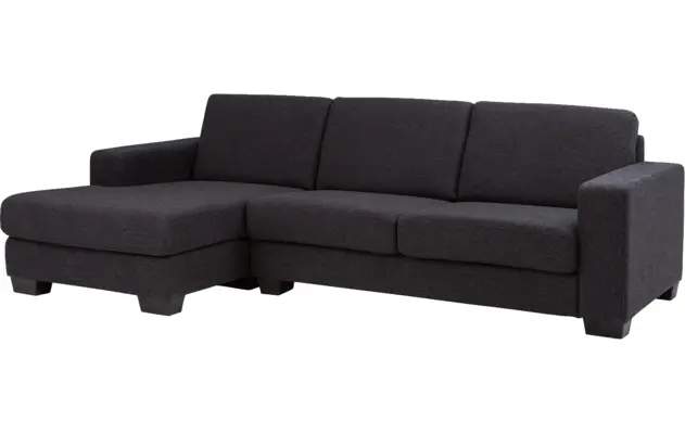 Goossens hoekbank n joy divana grijs stof - 8140454-01-gespiegeld