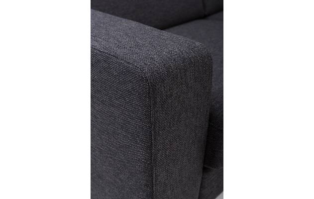 Goossens hoekbank n joy divana grijs stof - 8140454-04