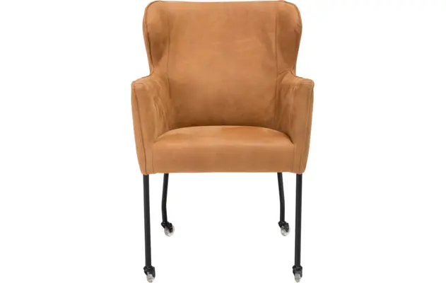 Goossens excellent eetkamerstoel leogang bruin leer - 8140504-02