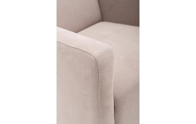 Goossens fauteuil romeo wit stof - 8140915-05
