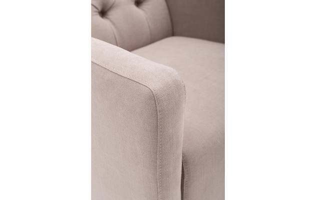 Goossens fauteuil romeo wit stof - 8140916-05