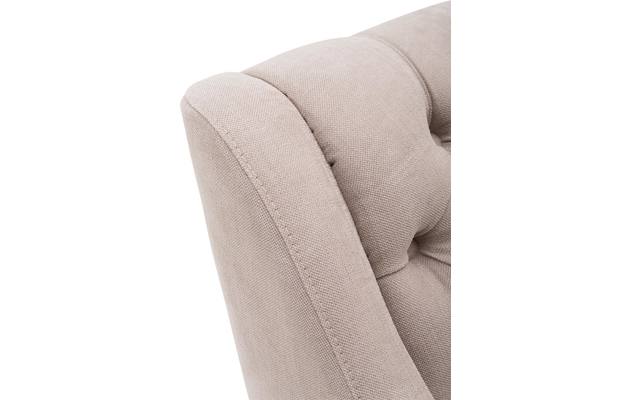 Goossens fauteuil romeo wit stof - 8140916-06