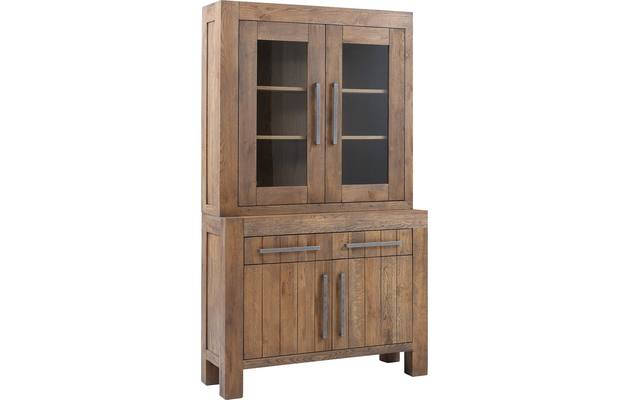 Goossens buffetkast roots grijs eiken - 8141052-02_-_2_deur_kast