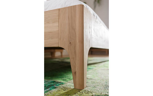 Goossens excellent bedframe curve onbewerkt eiken - 8150186-05