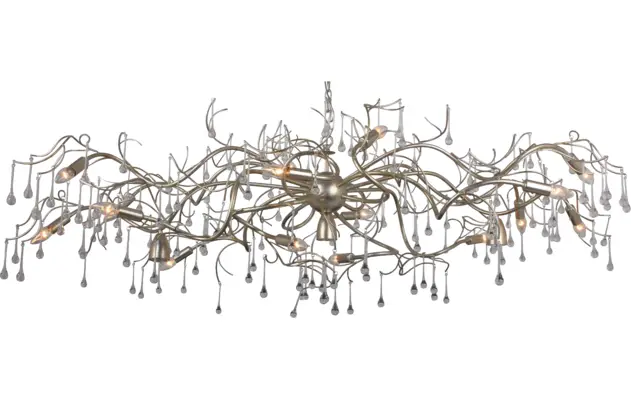 Goossens excellent hanglamp william zilver metaal - 8150688-01