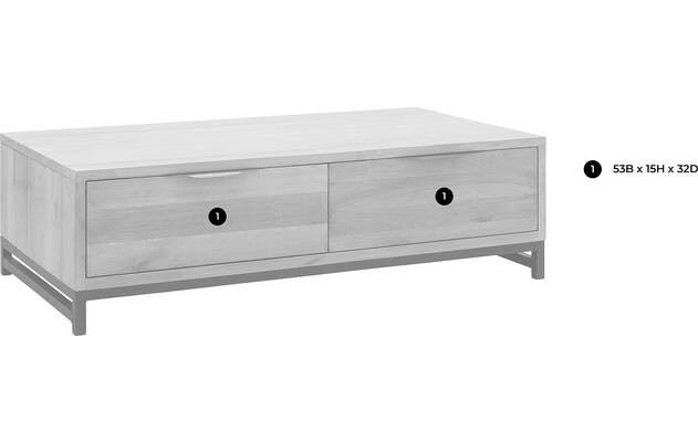 Goossens salontafel max blank eiken - 8160005-goossens-max-salontafel-eiken-50