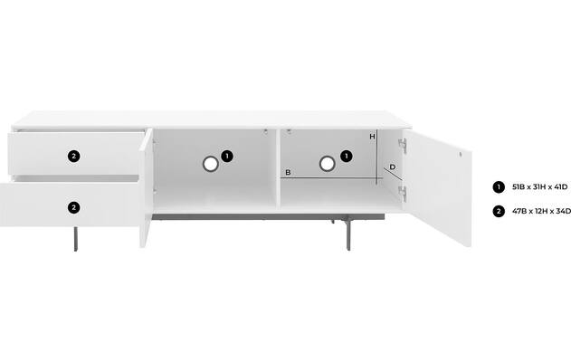 Goossens basic tv meubel verona wit mdf - 8160592-goossens-basic-verona-tv-meubel-wit-51
