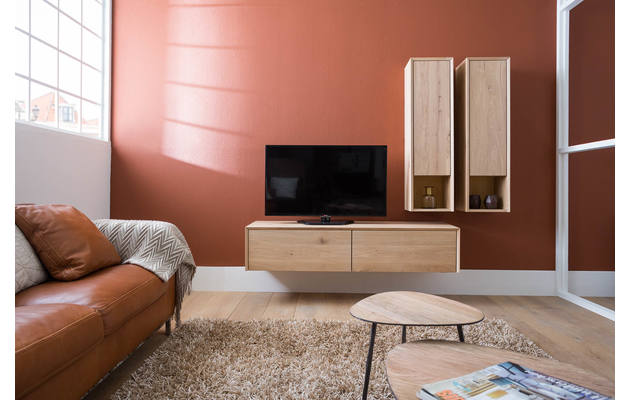 Goossens tv meubel luuk onbewerkt eiken - 8160597-01