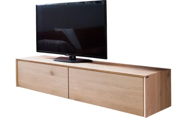 Goossens tv meubel luuk blank eiken - 8160597-02-_dressoir_vrijstaand