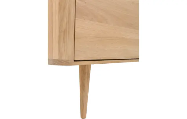 Goossens dressoir bjarte wit eiken - 8160669-A-05