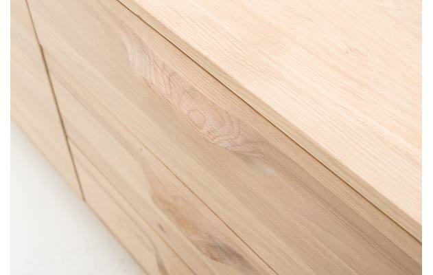 Goossens dressoir bjarte wit eiken - 8160669-A-09