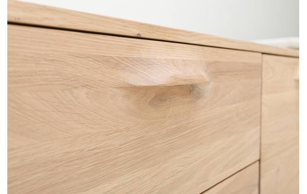Goossens dressoir bjarte wit eiken - 8160669-A-10