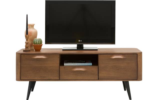 Goossens tv meubel bjarte donker bruin eiken - 8160675-01