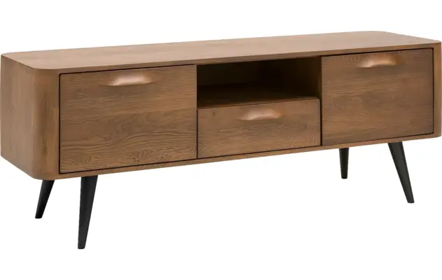 Goossens tv meubel bjarte donker bruin eiken - 8160675-06