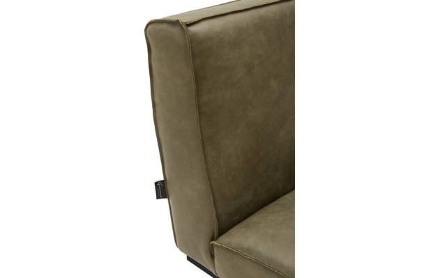 Goossens excellent eetkamerstoel tom groen leer - 8160694-06-zwart