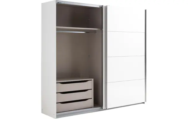 Goossens basic kledingkast miami grijs hoogwaardig meubelplaat - 8160924-04