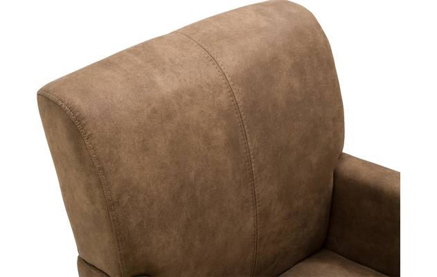 Goossens eetkamerstoel alex bruin microvezel - 8160950-06