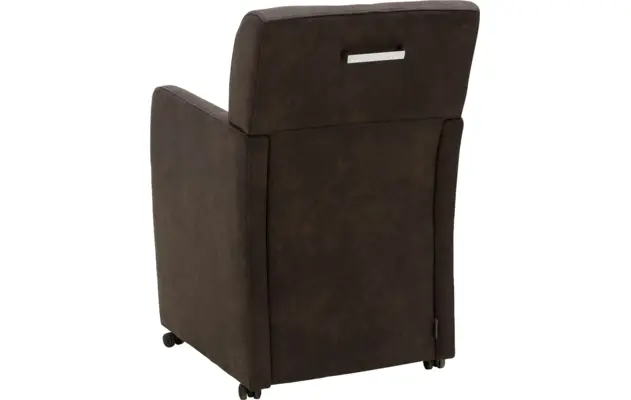 Goossens eetkamerstoel alex grijs microvezel - 8160951-03