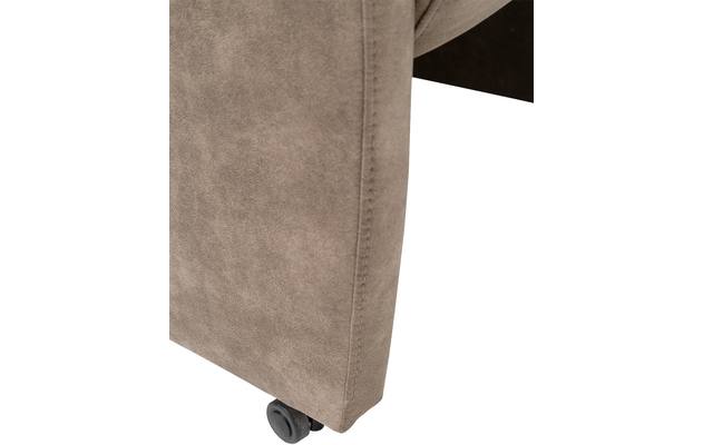 Goossens eetkamerstoel oliver bruin microvezel - 8160954-05