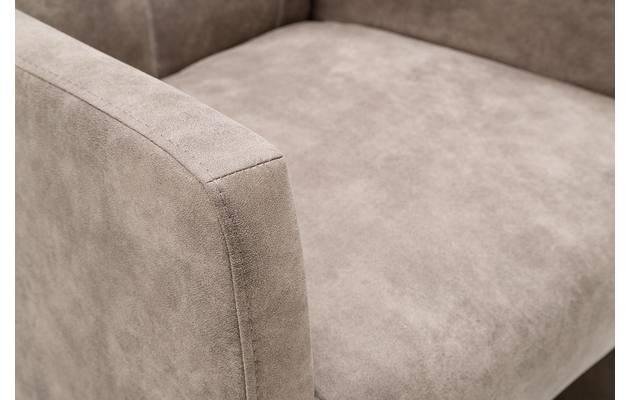 Goossens eetkamerstoel oliver bruin microvezel - 8160954-06