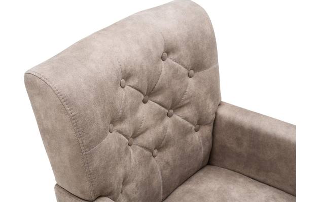 Goossens eetkamerstoel oliver bruin microvezel - 8160954-07