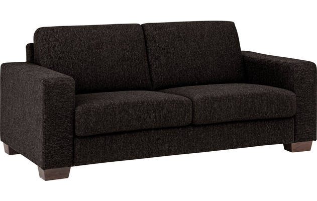 Goossens zitbank n joy divana bruin stof - 8170196-470-02