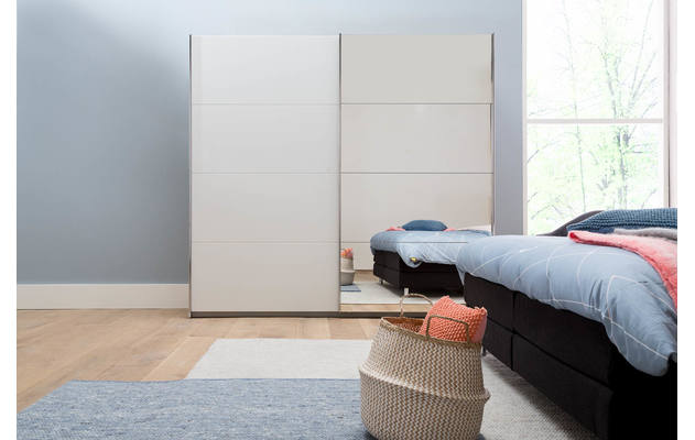 Goossens basic kledingkast miami wit hoogwaardig meubelplaat - 8170288-01
