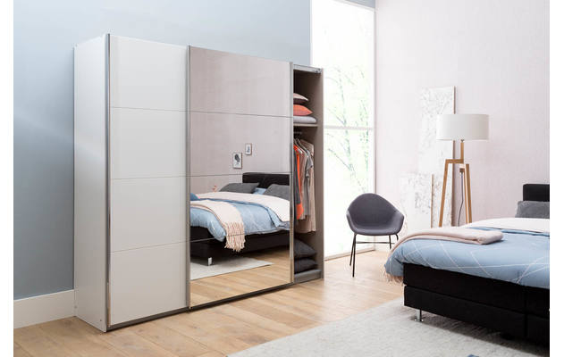 Goossens basic kledingkast miami wit hoogwaardig meubelplaat - 8170288-03