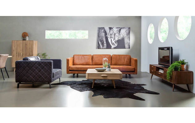 Goossens salontafel bjarte wit eiken - 8170334-01