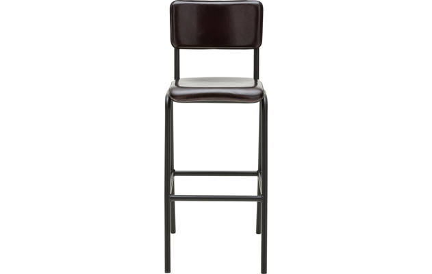 Goossens barstoel chaplin grijs leer - 8170399-02