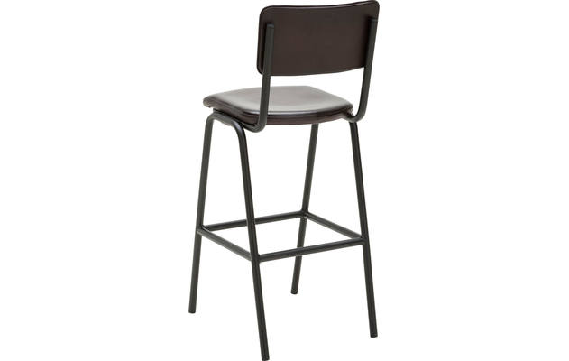 Goossens barstoel chaplin grijs leer - 8170399-03