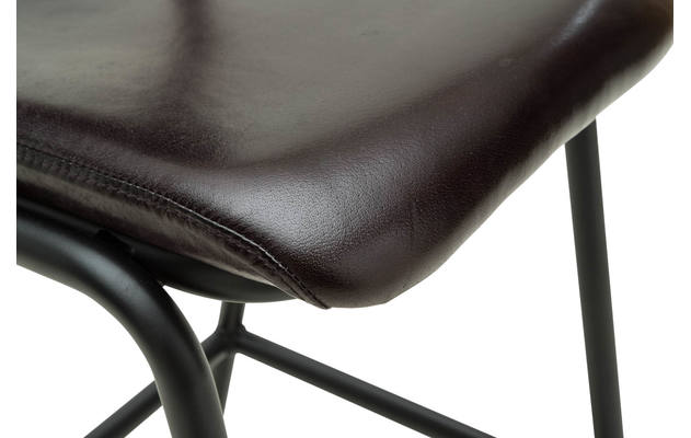 Goossens barstoel chaplin grijs leer - 8170399-05