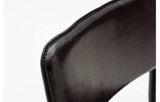 Goossens barstoel chaplin grijs leer - 8170399-07