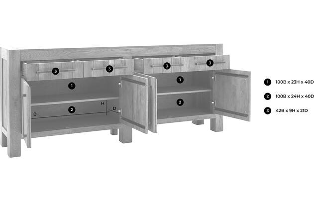 Goossens dressoir roots grijs eiken - 8170422-goossens-roots-dressoir-eiken-50