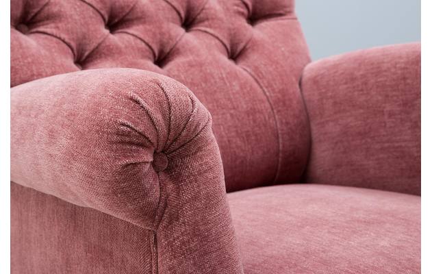 Goossens fauteuil ashton roze stof - 8170651-05