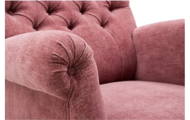 Goossens fauteuil ashton roze stof - 8170651-05