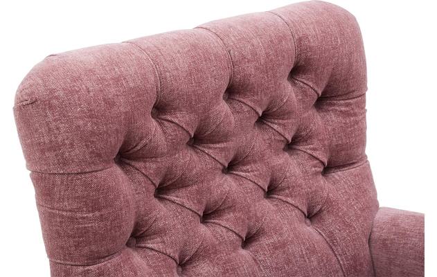 Goossens fauteuil ashton roze stof - 8170651-06
