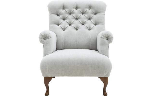 Goossens fauteuil ashton groen stof - 8170655-02