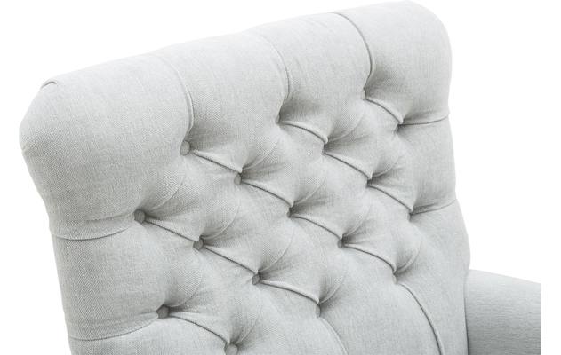 Goossens fauteuil ashton groen stof - 8170655-06