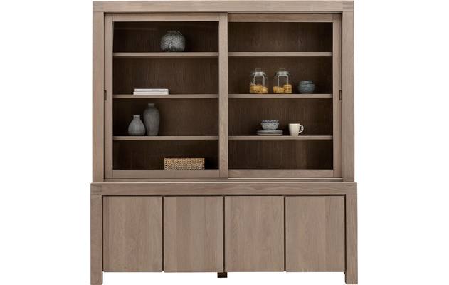 Goossens buffetkast clear blank eiken - 8170791-02