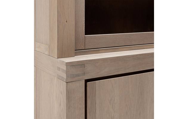 Goossens buffetkast clear blank eiken - 8170791-08