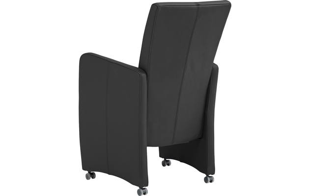 Goossens excellent eetkamerstoel riva grijs leer - 8171036-02