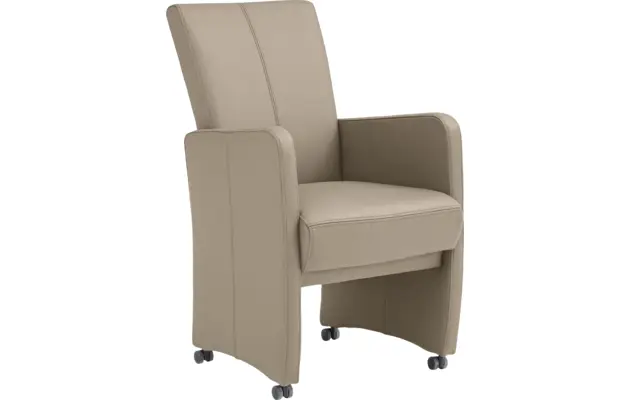Goossens excellent eetkamerstoel riva wit leer - 8171037-01
