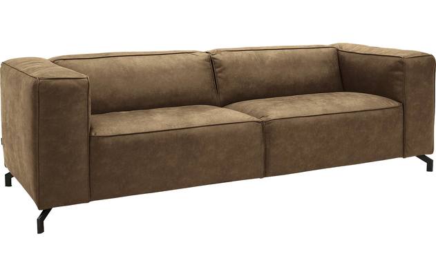 Goossens zitbank calvin groen micro leer - 8171143-626-02
